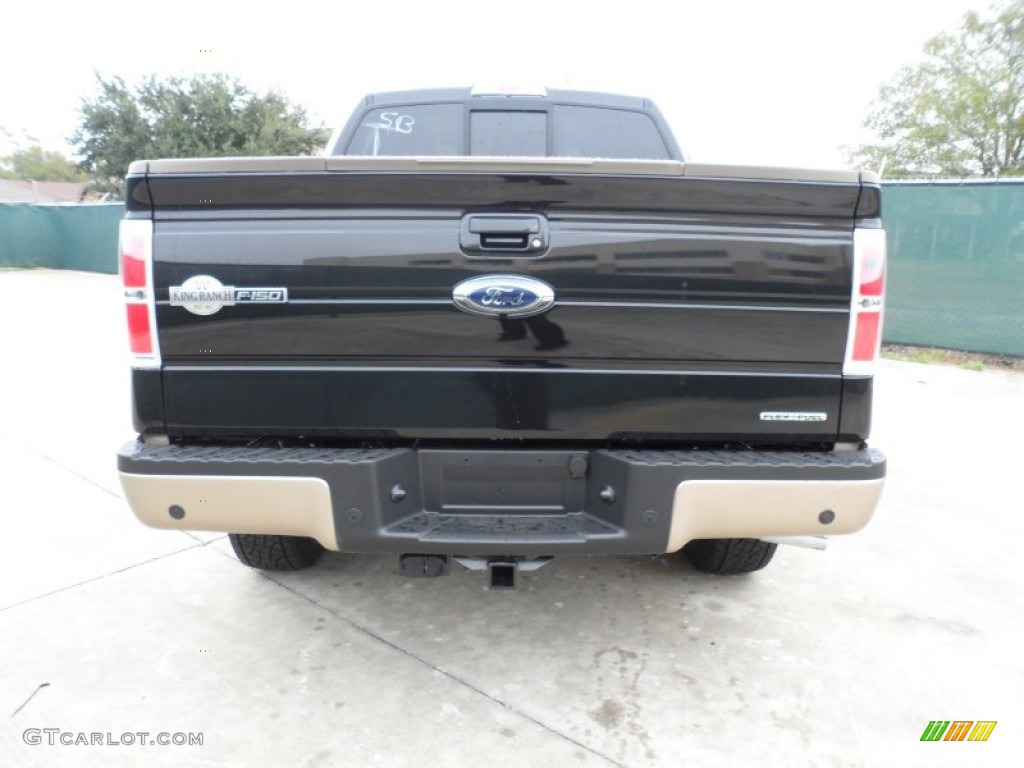 Tuxedo Black Metallic 2012 Ford F150 King Ranch SuperCrew 4x4 Exterior Photo #58899012