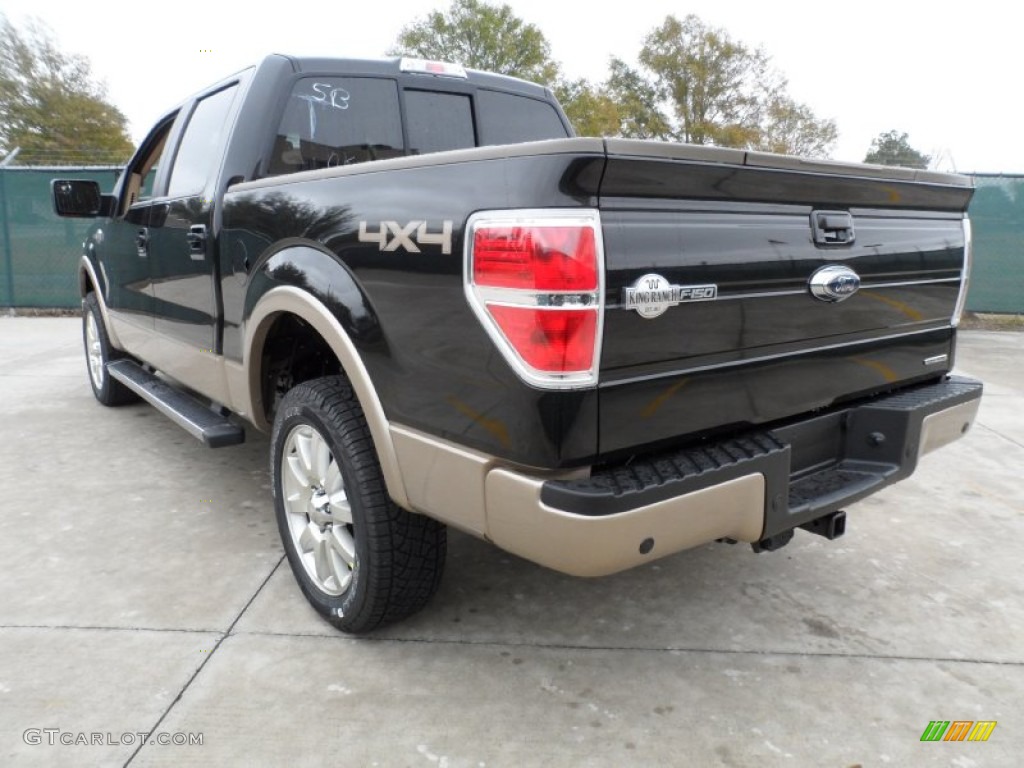 Tuxedo Black Metallic 2012 Ford F150 King Ranch SuperCrew 4x4 Exterior Photo #58899021