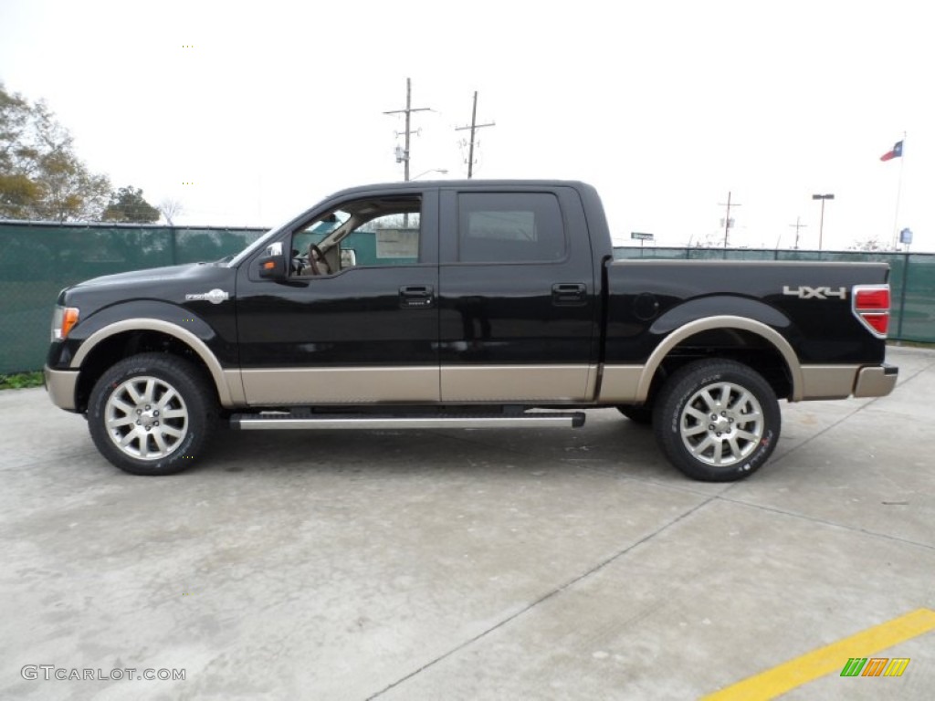 Tuxedo Black Metallic 2012 Ford F150 King Ranch SuperCrew 4x4 Exterior Photo #58899033