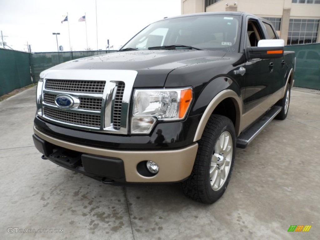 Tuxedo Black Metallic 2012 Ford F150 King Ranch SuperCrew 4x4 Exterior Photo #58899045