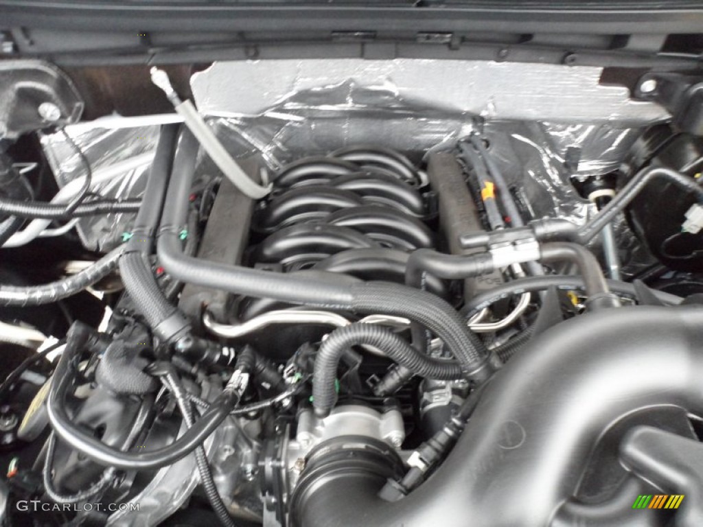 2012 Ford F150 King Ranch SuperCrew 4x4 5.0 Liter Flex-Fuel DOHC 32-Valve Ti-VCT V8 Engine Photo #58899153