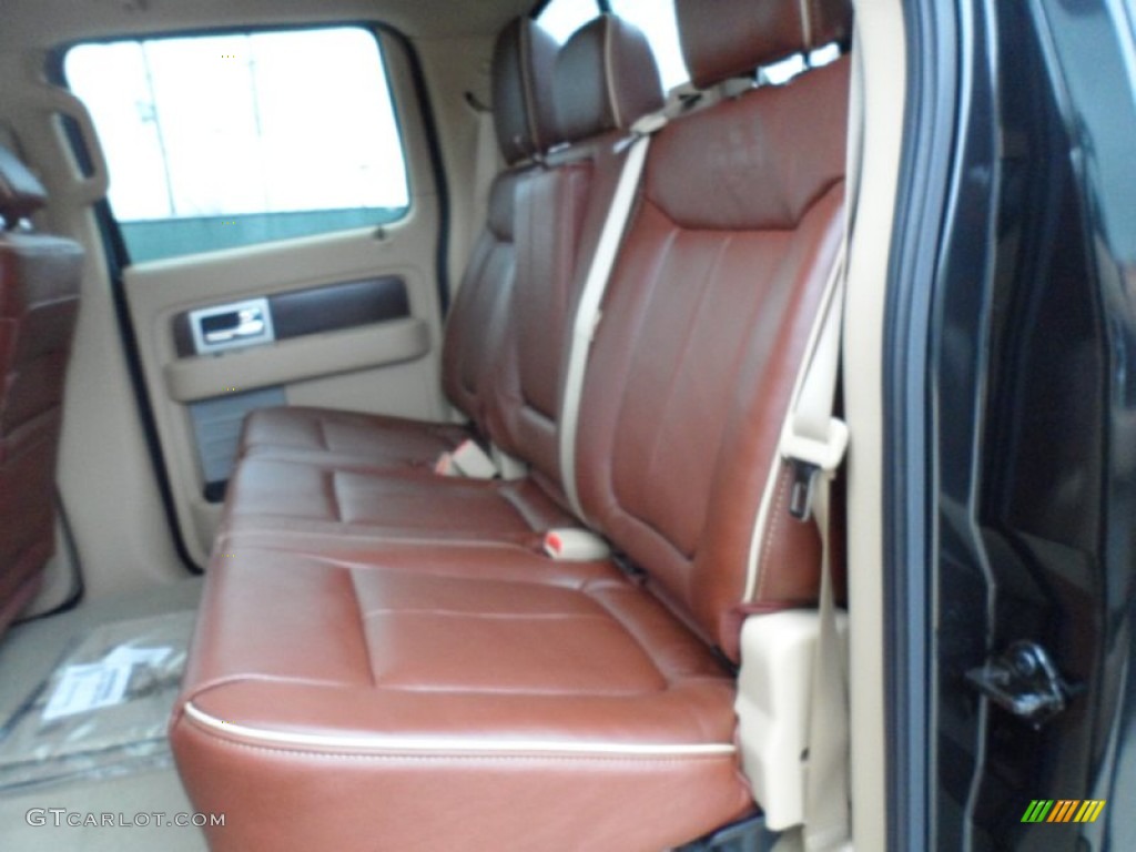 King Ranch Chaparral Leather Interior 2012 Ford F150 King Ranch SuperCrew 4x4 Photo #58899180