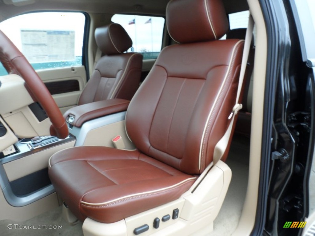 King Ranch Chaparral Leather Interior 2012 Ford F150 King Ranch SuperCrew 4x4 Photo #58899204