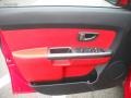 Red/Black Sport Cloth 2010 Kia Soul Sport Door Panel