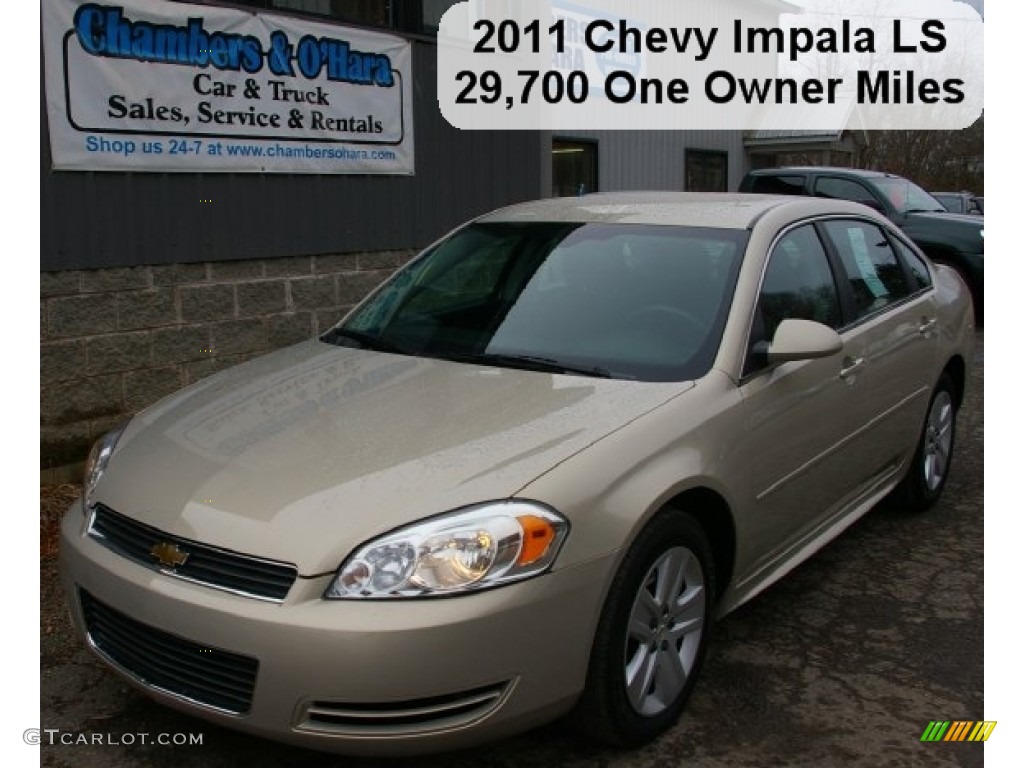 2011 Impala LS - Gold Mist Metallic / Gray photo #1