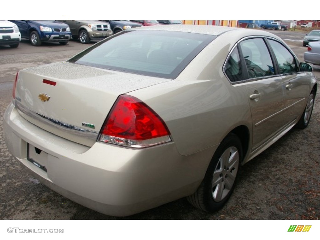 2011 Impala LS - Gold Mist Metallic / Gray photo #11