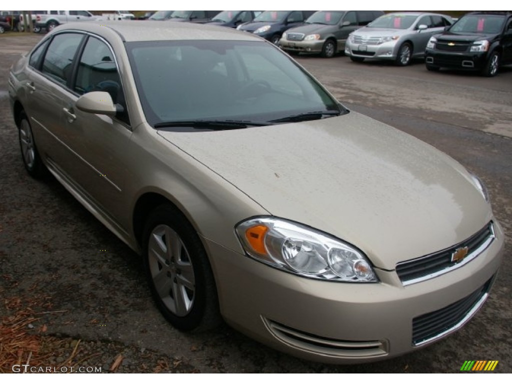 2011 Impala LS - Gold Mist Metallic / Gray photo #12