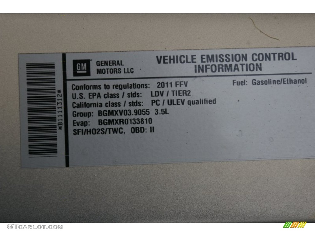 2011 Impala LS - Gold Mist Metallic / Gray photo #13