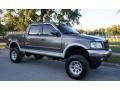 2002 Dark Shadow Grey Metallic Ford F150 Lariat SuperCrew 4x4  photo #15