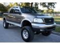 2002 Dark Shadow Grey Metallic Ford F150 Lariat SuperCrew 4x4  photo #17