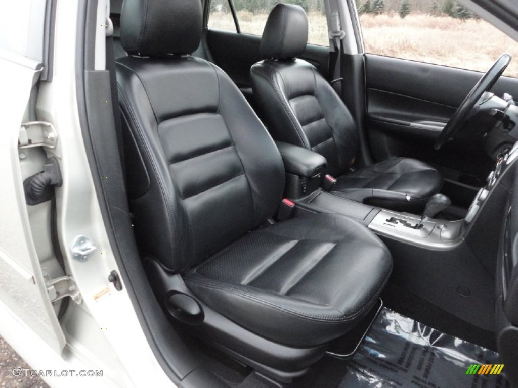 Black Interior 2004 Mazda MAZDA6 s Sport Wagon Photo #58901535