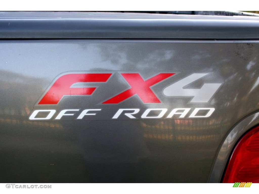 2002 F150 Lariat SuperCrew 4x4 - Dark Shadow Grey Metallic / Medium Graphite photo #75