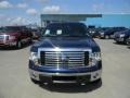 2011 Dark Blue Pearl Metallic Ford F150 XLT SuperCrew 4x4  photo #2