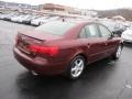 2009 Dark Cherry Red Hyundai Sonata SE V6  photo #10