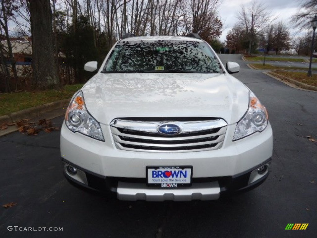 2012 Outback 3.6R Limited - Satin White Pearl / Warm Ivory photo #2