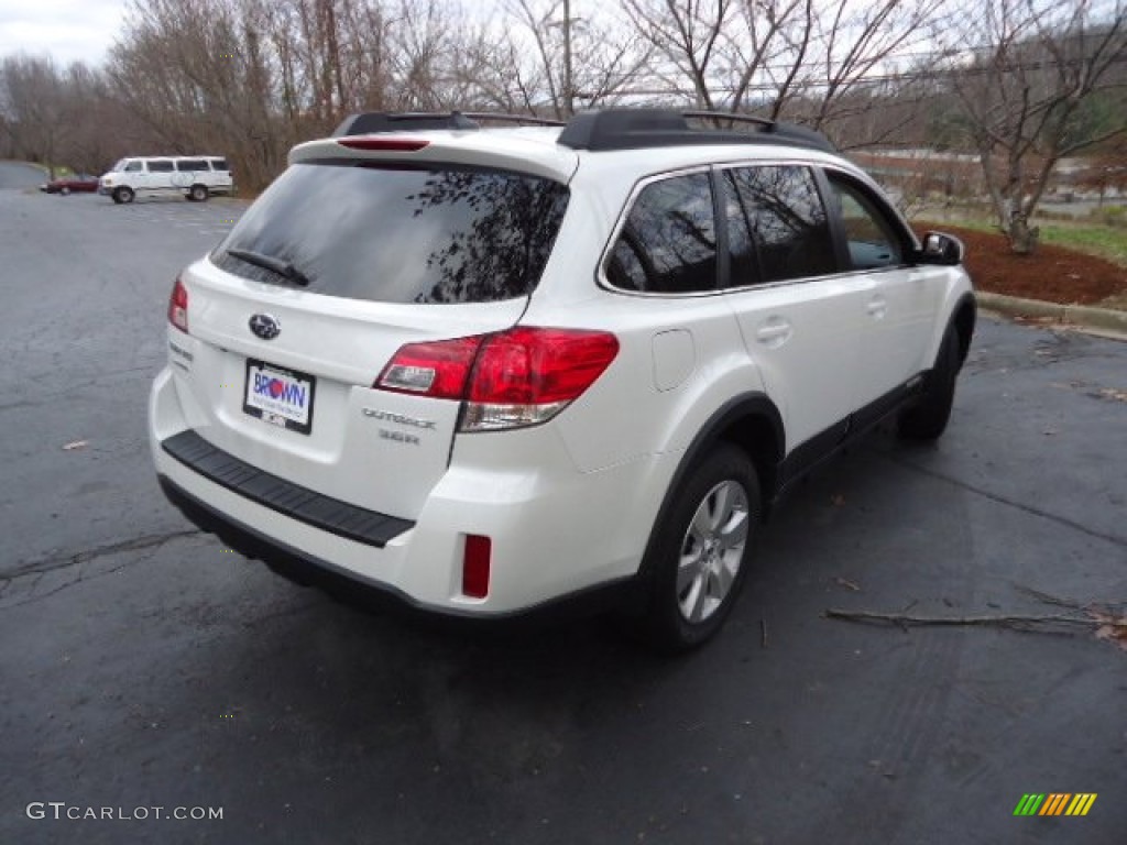 2012 Outback 3.6R Limited - Satin White Pearl / Warm Ivory photo #7
