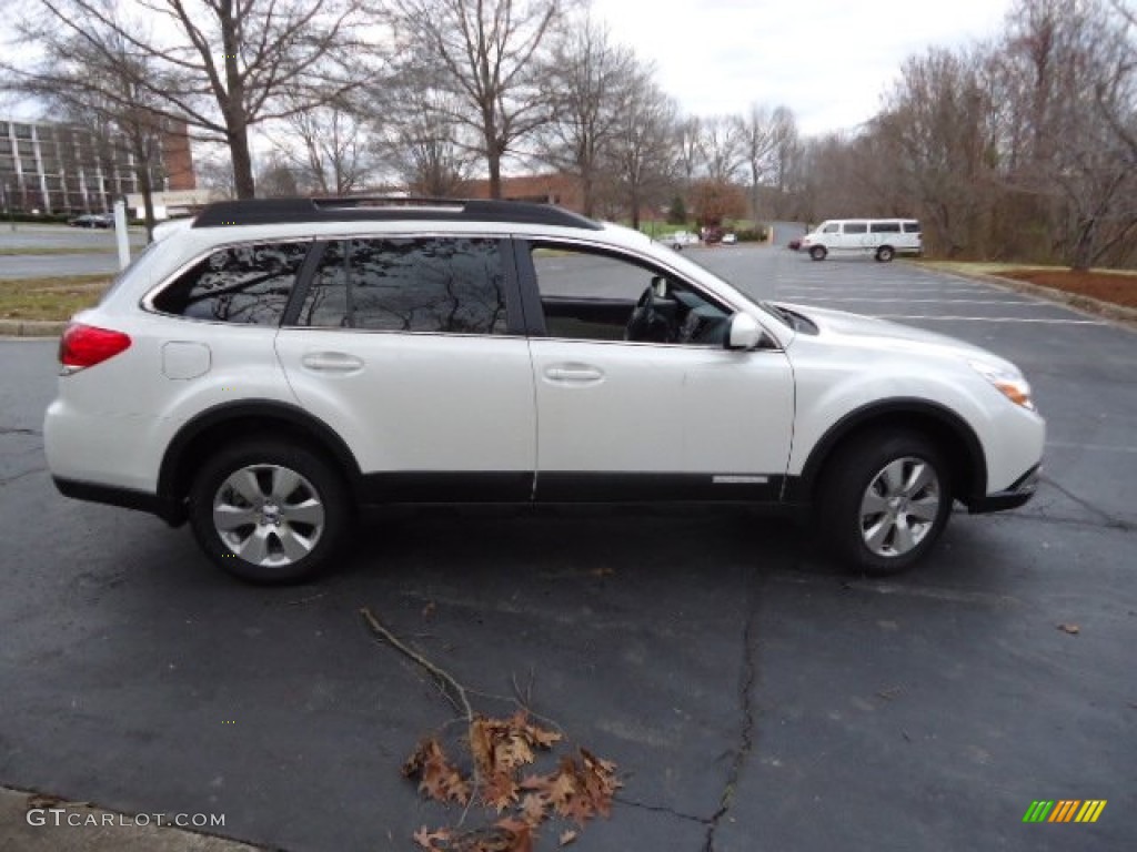 2012 Outback 3.6R Limited - Satin White Pearl / Warm Ivory photo #8