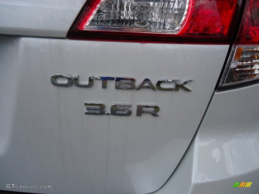 2012 Outback 3.6R Limited - Satin White Pearl / Warm Ivory photo #12