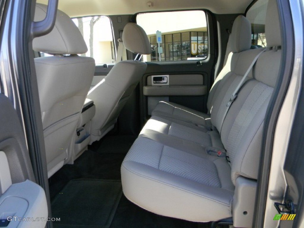 2010 F150 XLT SuperCrew - Sterling Grey Metallic / Medium Stone photo #8
