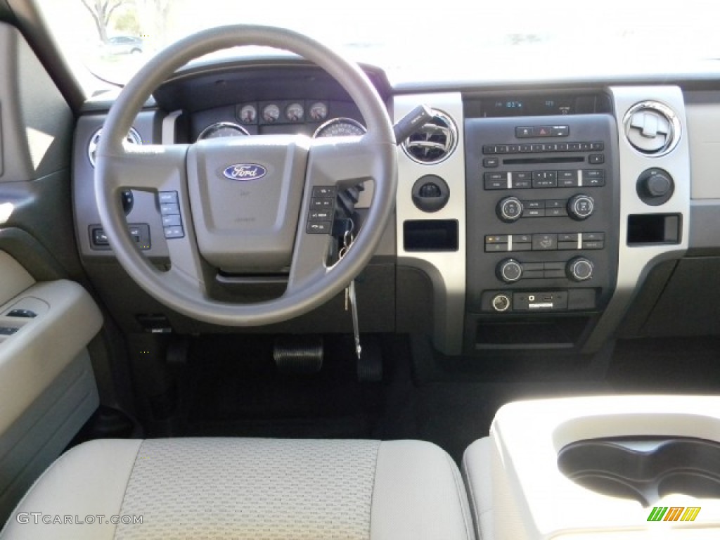 2010 F150 XLT SuperCrew - Sterling Grey Metallic / Medium Stone photo #9