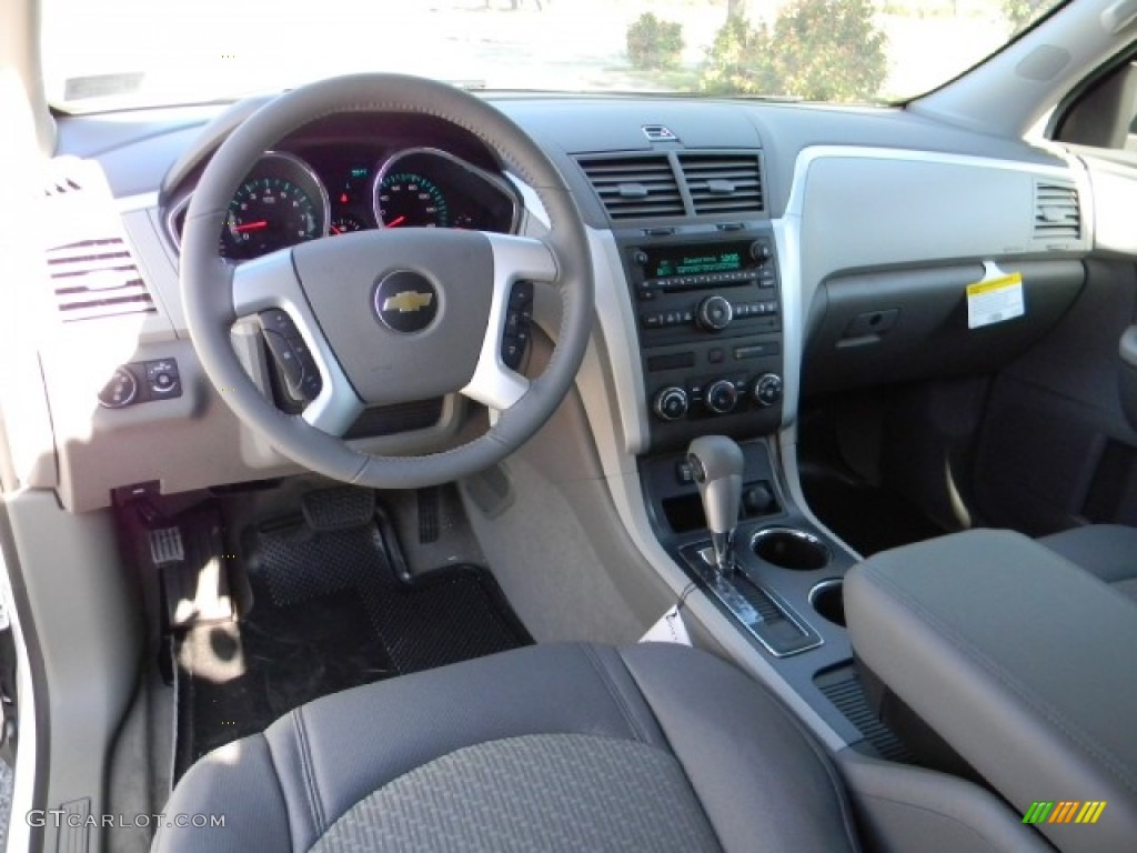 Dark Gray/Light Gray Interior 2012 Chevrolet Traverse LS Photo #58905406