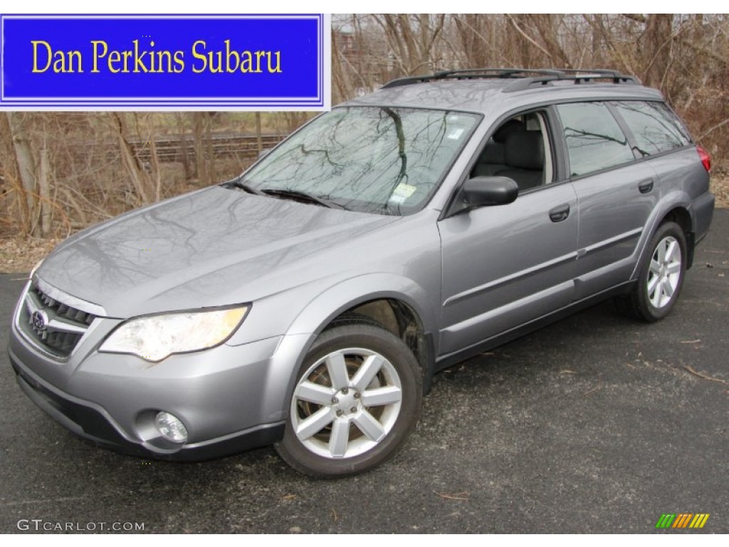 2009 Outback 2.5i Special Edition Wagon - Quartz Silver Metallic / Off Black photo #1