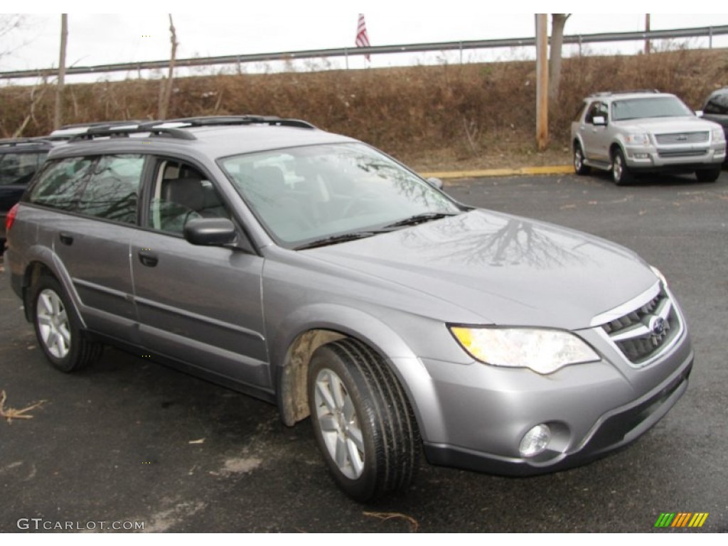 2009 Outback 2.5i Special Edition Wagon - Quartz Silver Metallic / Off Black photo #3