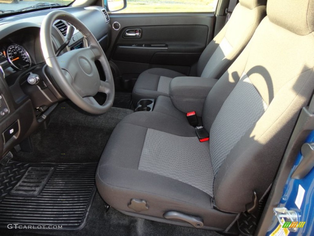Ebony Interior 2012 Chevrolet Colorado LT Extended Cab Photo #58905925