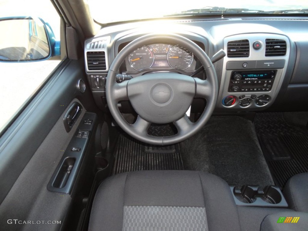 2012 Chevrolet Colorado LT Extended Cab Ebony Dashboard Photo #58905961