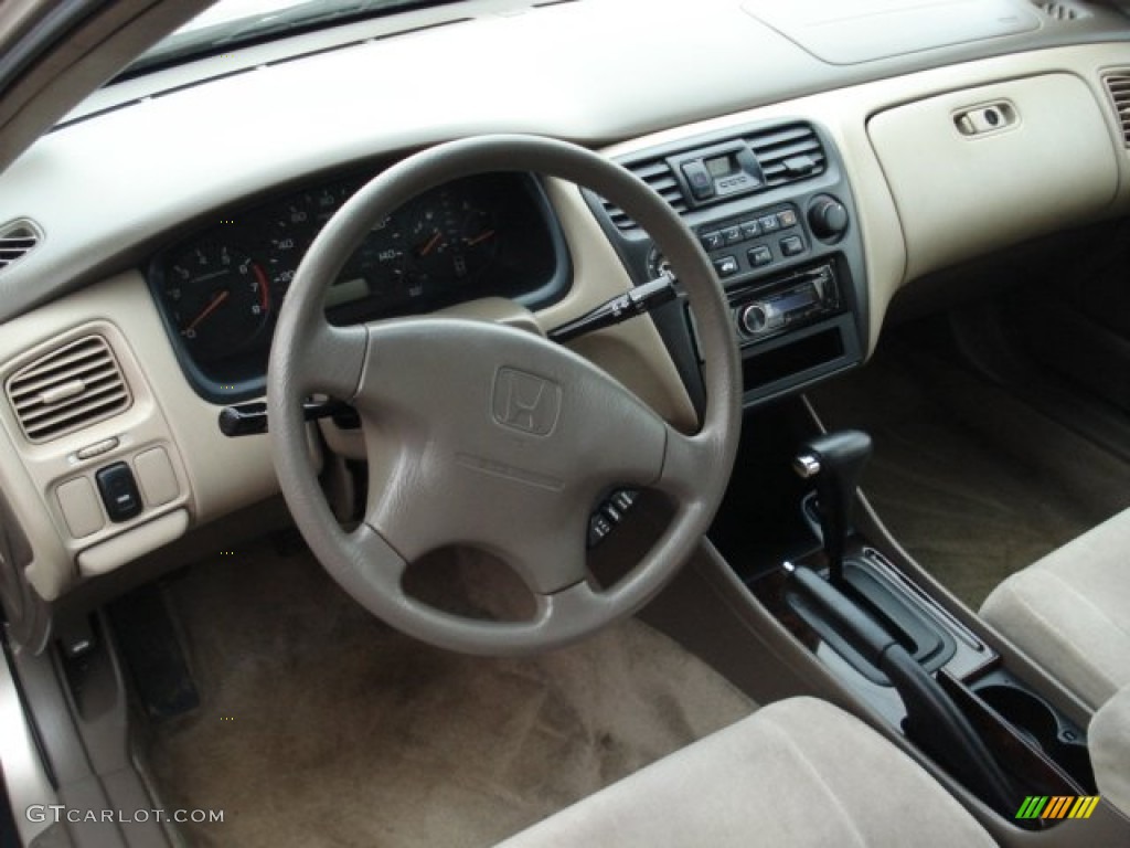 2000 Honda Accord SE Sedan Ivory Dashboard Photo #58907026