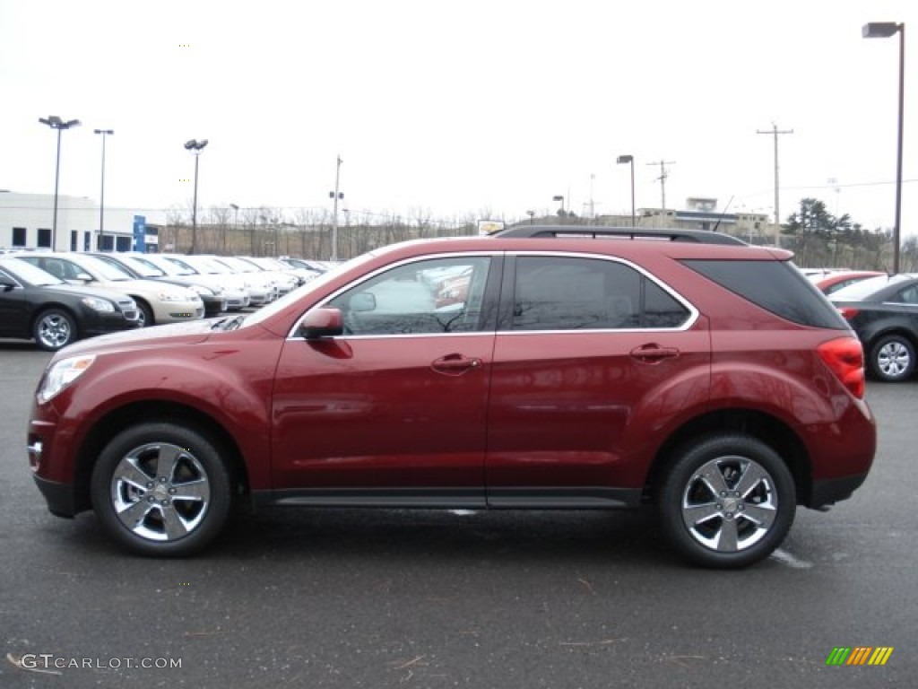 Cardinal Red Metallic 2012 Chevrolet Equinox LT AWD Exterior Photo #58907641