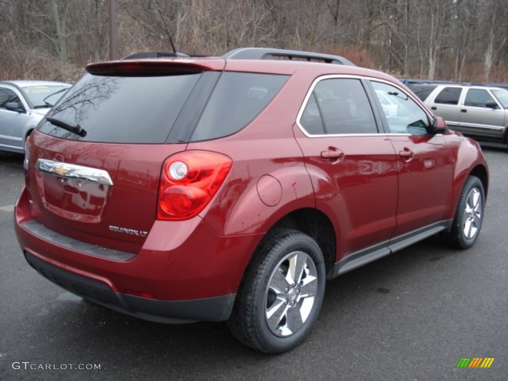 Cardinal Red Metallic 2012 Chevrolet Equinox LT AWD Exterior Photo #58907671