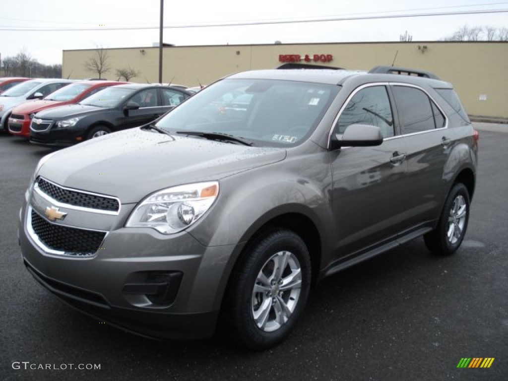 2012 Equinox LT AWD - Graystone Metallic / Jet Black photo #4