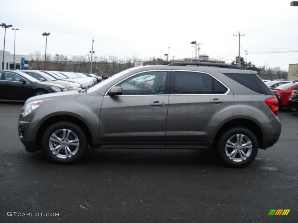 2012 Equinox LT AWD - Graystone Metallic / Jet Black photo #5