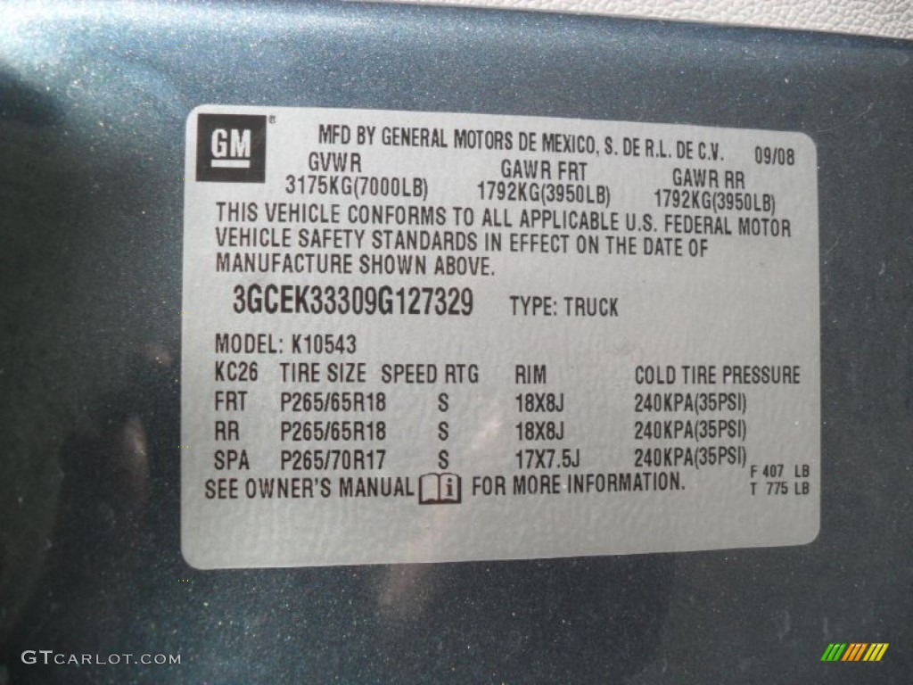 2009 Silverado 1500 LTZ Crew Cab 4x4 - Blue Granite Metallic / Light Titanium photo #6