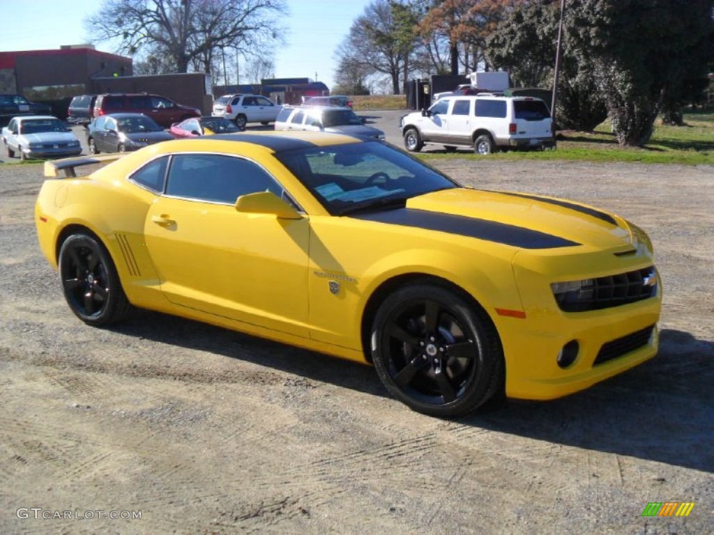 Rally Yellow 2012 Chevrolet Camaro SS Coupe Transformers Special Edition Exterior Photo #58910743