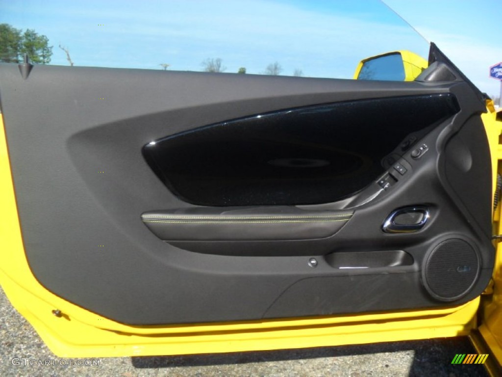 2012 Chevrolet Camaro SS Coupe Transformers Special Edition Black Door Panel Photo #58910806