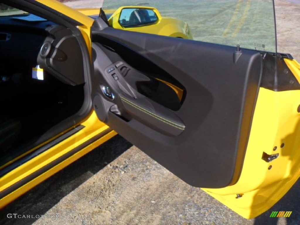 2012 Chevrolet Camaro SS Coupe Transformers Special Edition Black Door Panel Photo #58910923