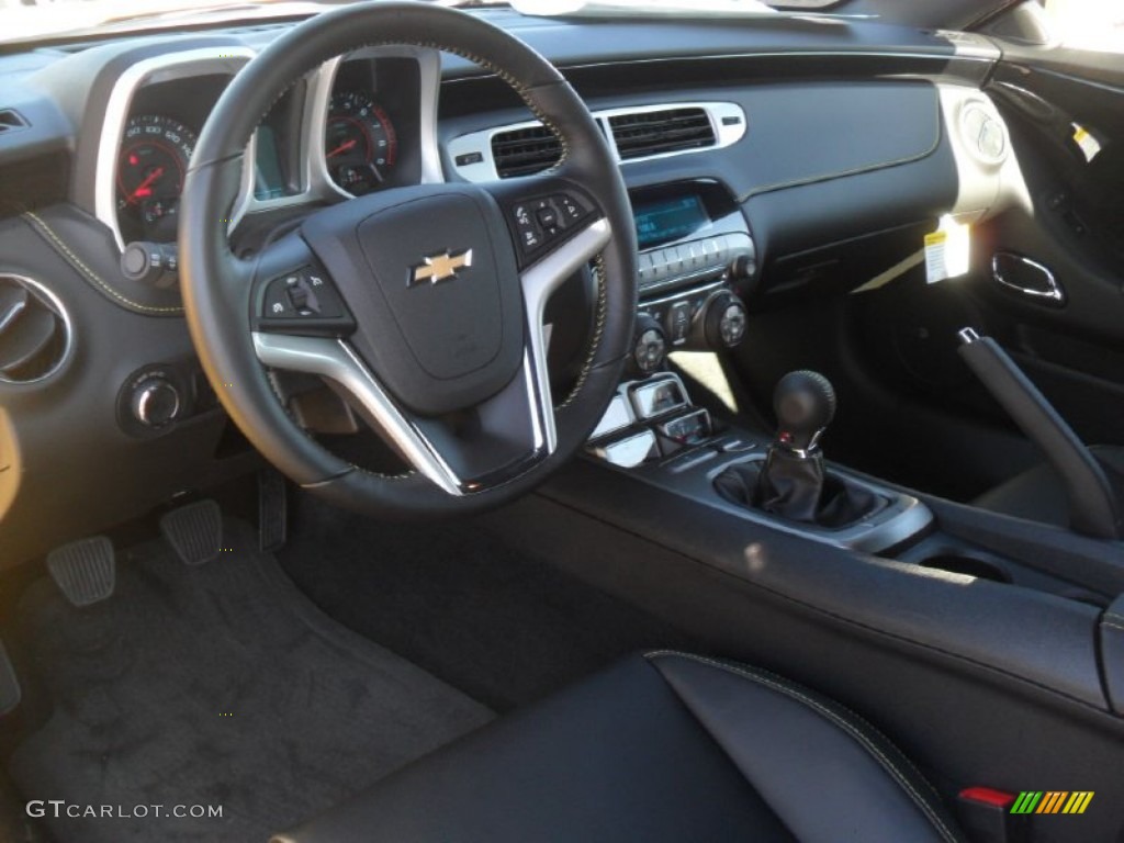 Black Interior 2012 Chevrolet Camaro SS Coupe Transformers Special Edition Photo #58910951