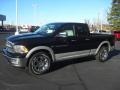 2012 Black Dodge Ram 1500 Laramie Quad Cab 4x4  photo #1