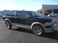 2012 Black Dodge Ram 1500 Laramie Quad Cab 4x4  photo #5