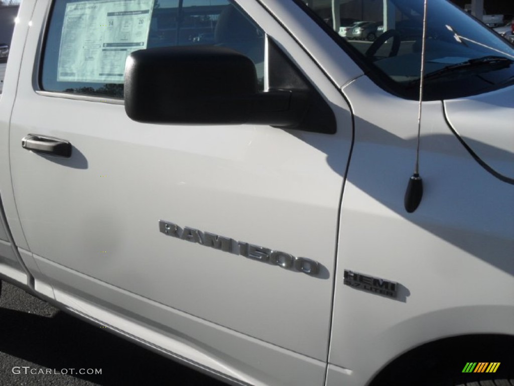 2012 Ram 1500 Express Regular Cab - Bright White / Dark Slate Gray/Medium Graystone photo #19
