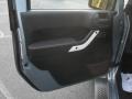 Black with Polar White Accents/Orange Stitching Door Panel Photo for 2012 Jeep Wrangler #58912252