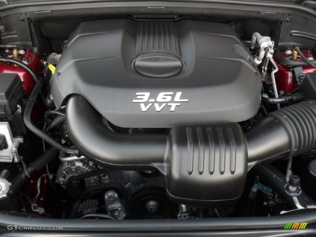 2012 Jeep Grand Cherokee Overland 4x4 3.6 Liter DOHC 24-Valve VVT V6 Engine Photo #58912535