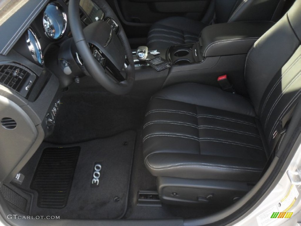 Black Interior 2012 Chrysler 300 S V6 Photo #58912637