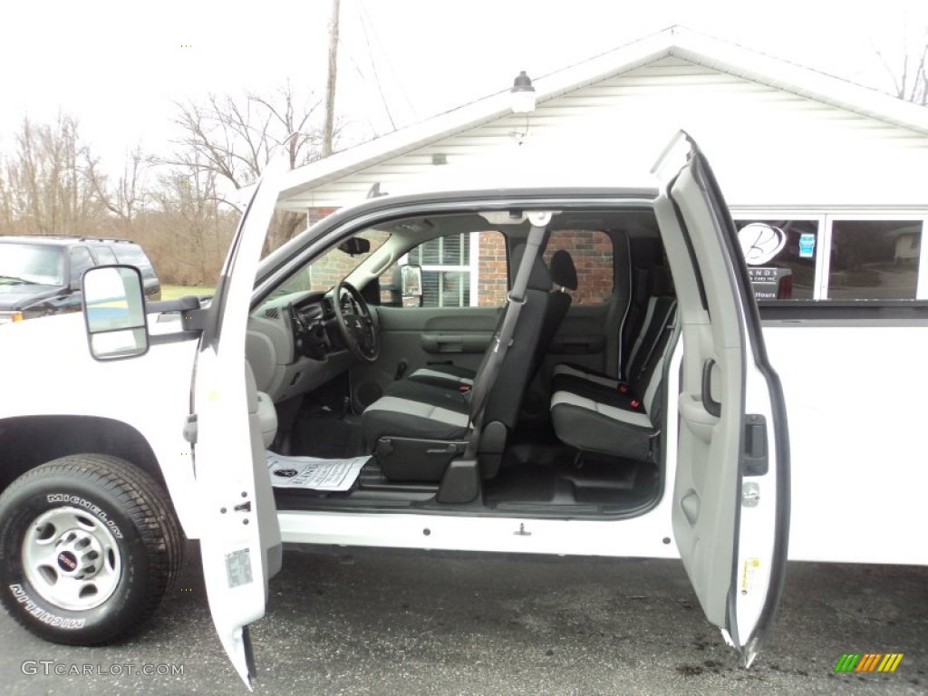 Dark Titanium Interior 2007 GMC Sierra 2500HD SLE Extended Cab 4x4 Photo #58913106