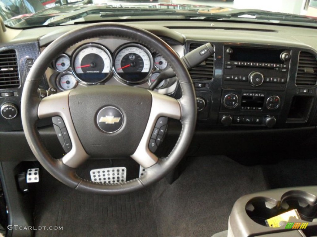 2009 Silverado 1500 LT Crew Cab 4x4 - Black / Ebony photo #4