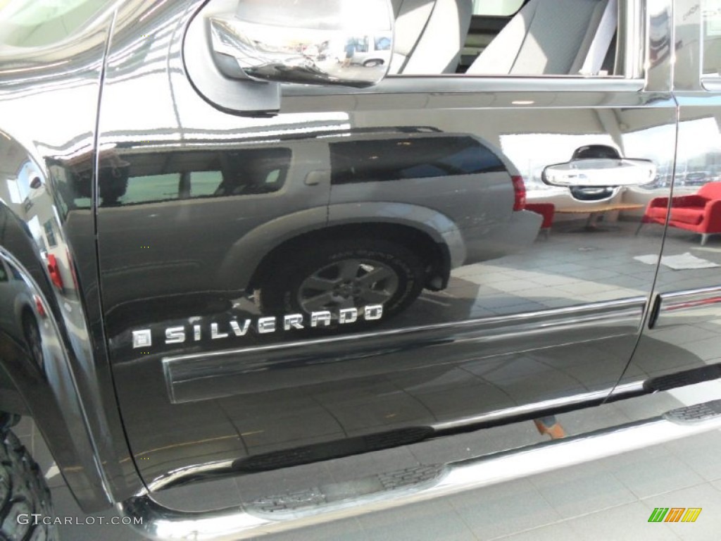 2009 Silverado 1500 LT Crew Cab 4x4 - Black / Ebony photo #6