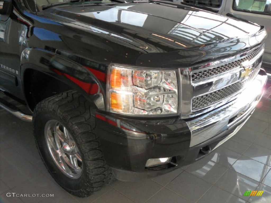2009 Silverado 1500 LT Crew Cab 4x4 - Black / Ebony photo #12
