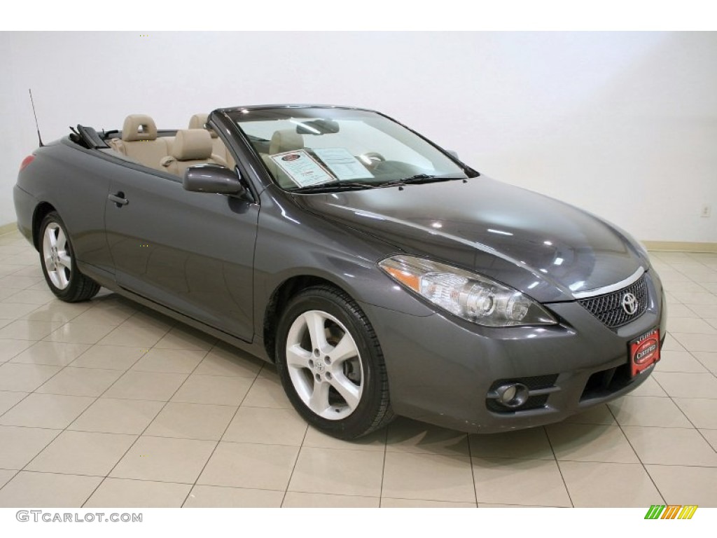 2008 Solara SLE V6 Convertible - Magnetic Gray Metallic / Ivory photo #1